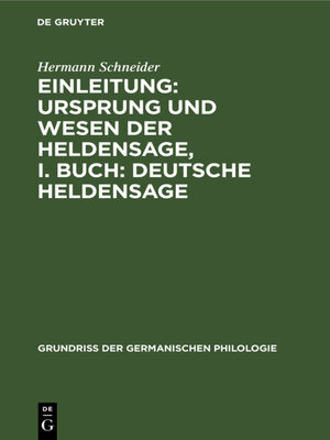 cover image of Einleitung